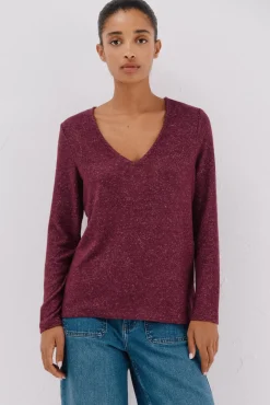 Camiseta básica cuello pico