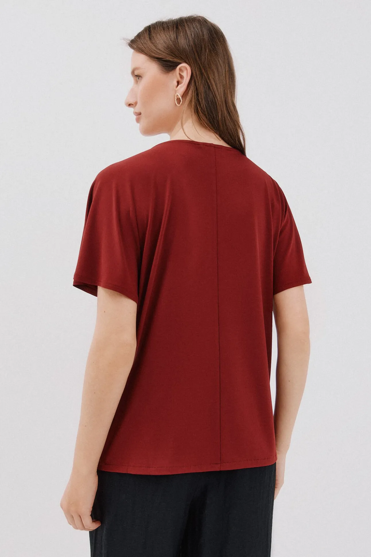 Camiseta básica fluida
