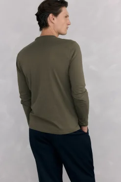 Camiseta básica manga larga