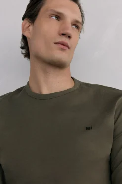 Camiseta básica manga larga