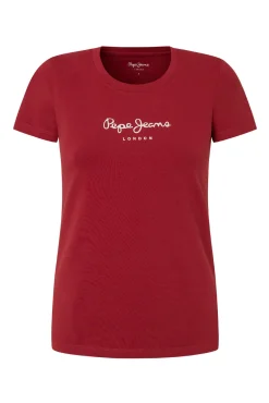 Camiseta con cuello redondo