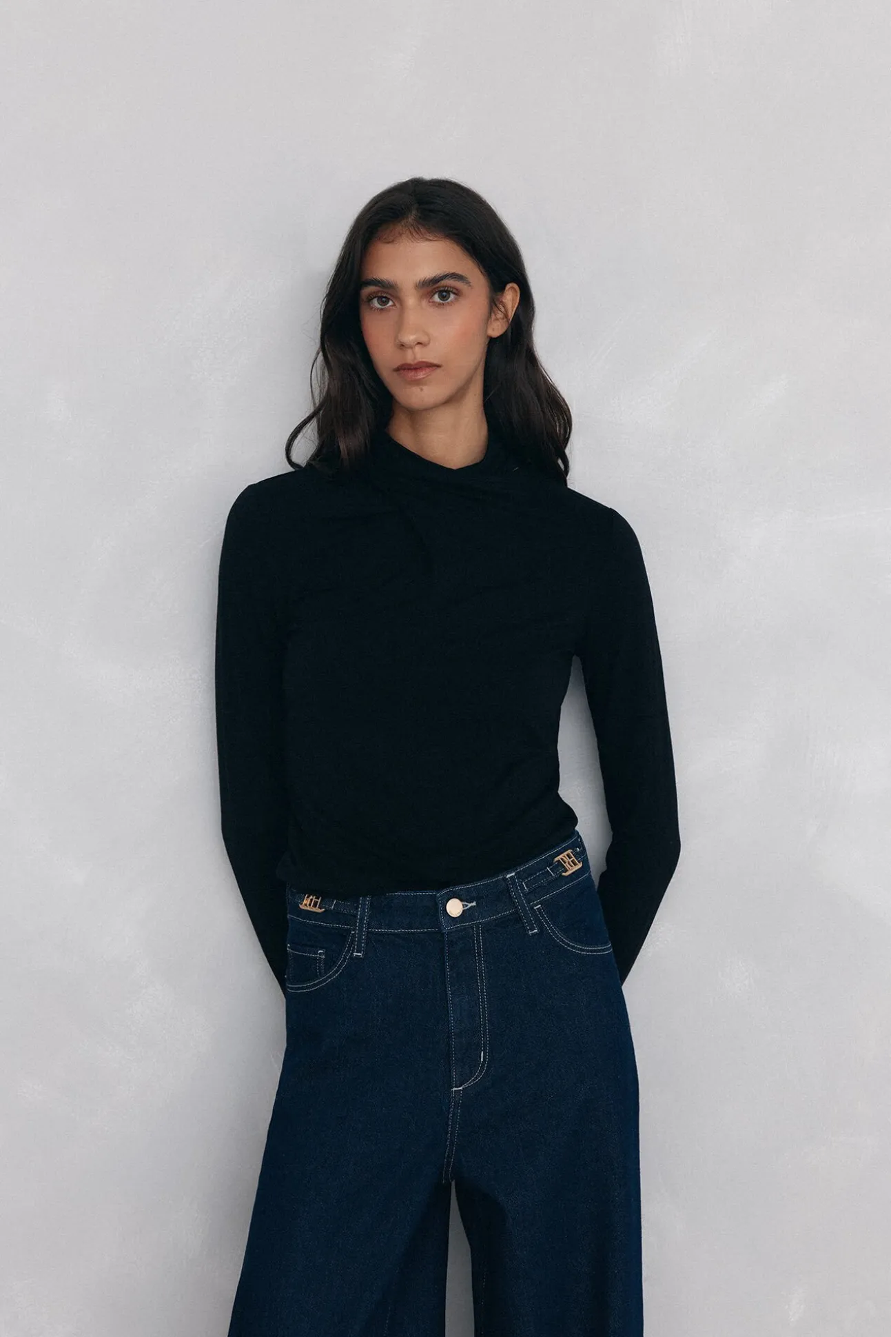Camiseta de cuello vuelto