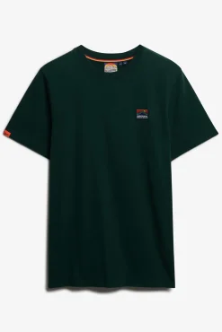 Camiseta de manga corta con cuello redondo de canalé