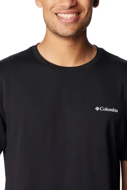Camiseta de manga corta de algodón orgánico Basic Logo™ de Columbia para hombre