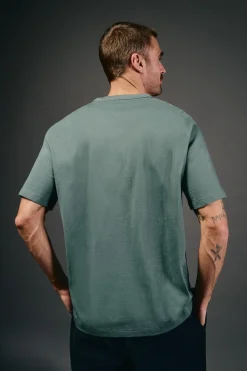 Camiseta gráfica lavada
