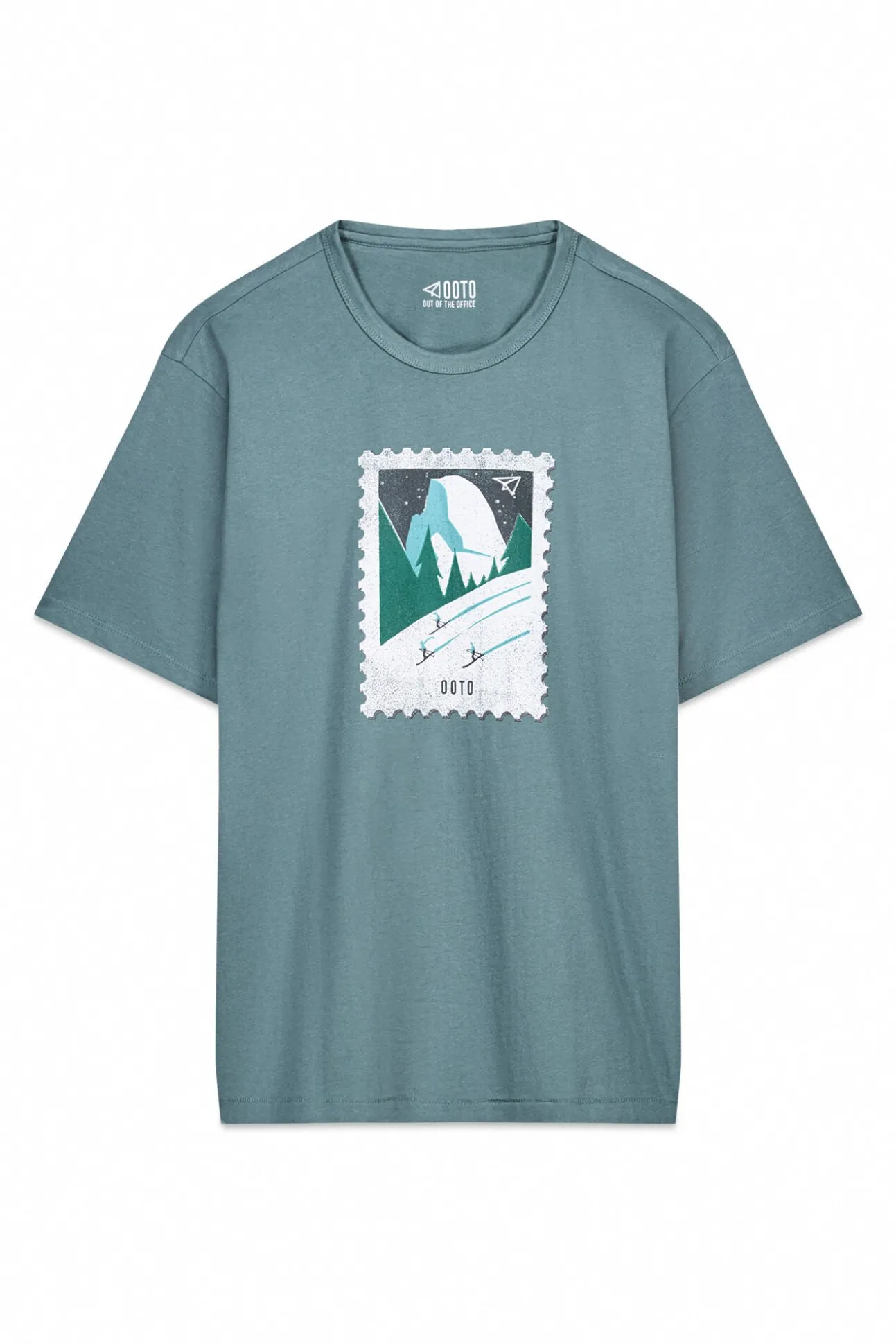 Camiseta gráfica lavada