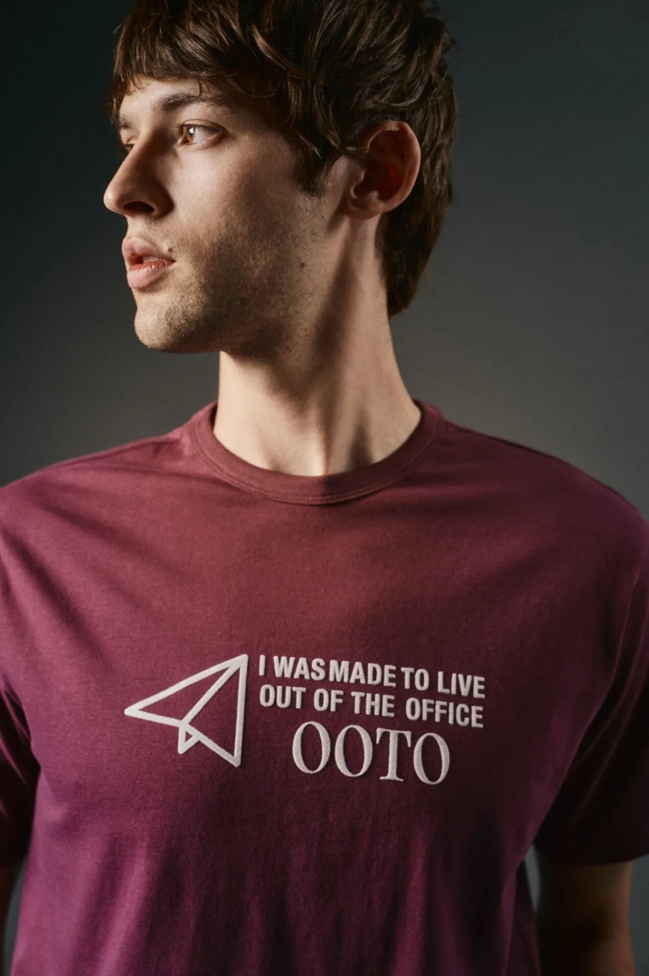 Camiseta gráfica lavada