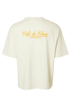 Camiseta manga corta con print 100% algodón orgánico