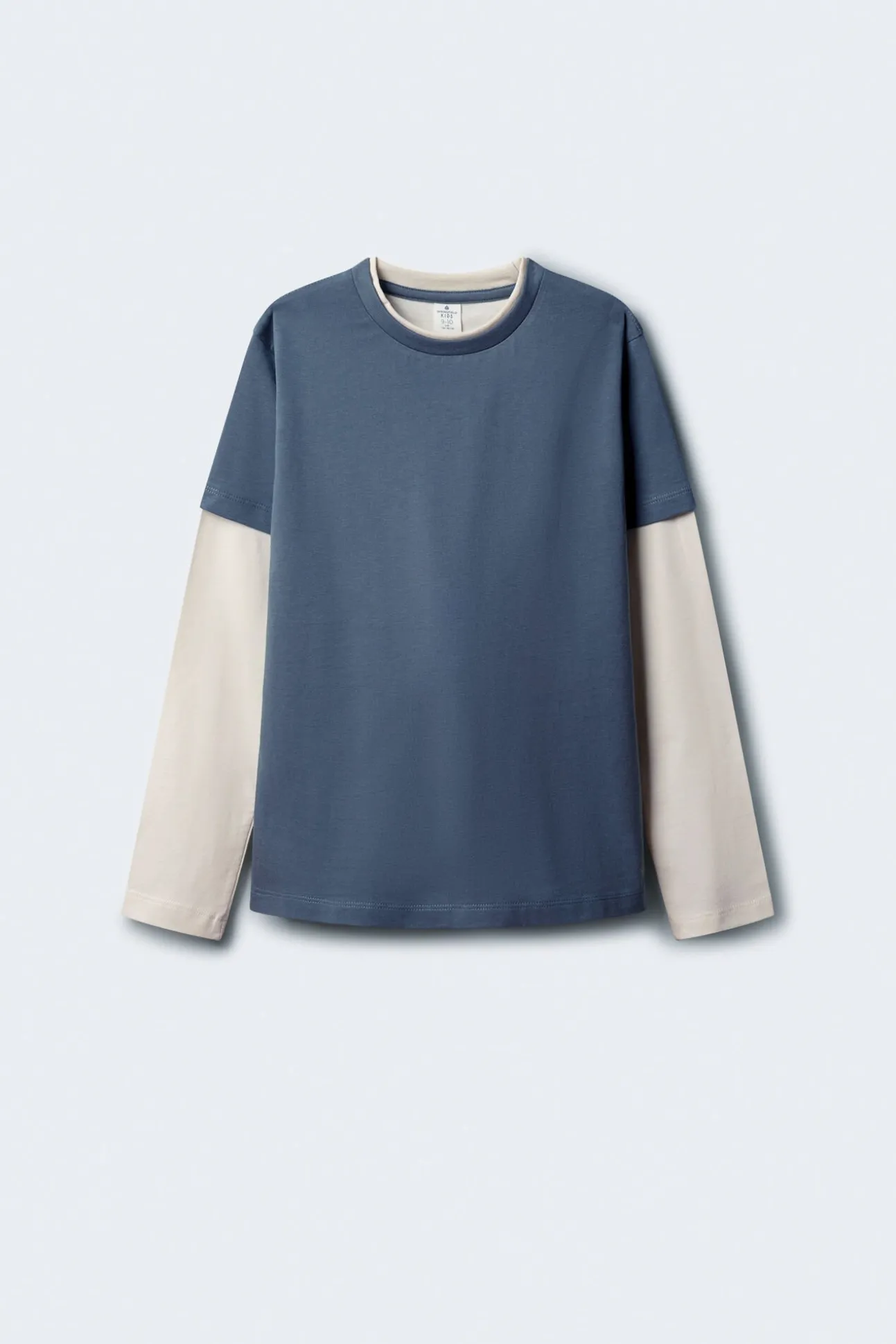 Camiseta manga larga doble manga niño
