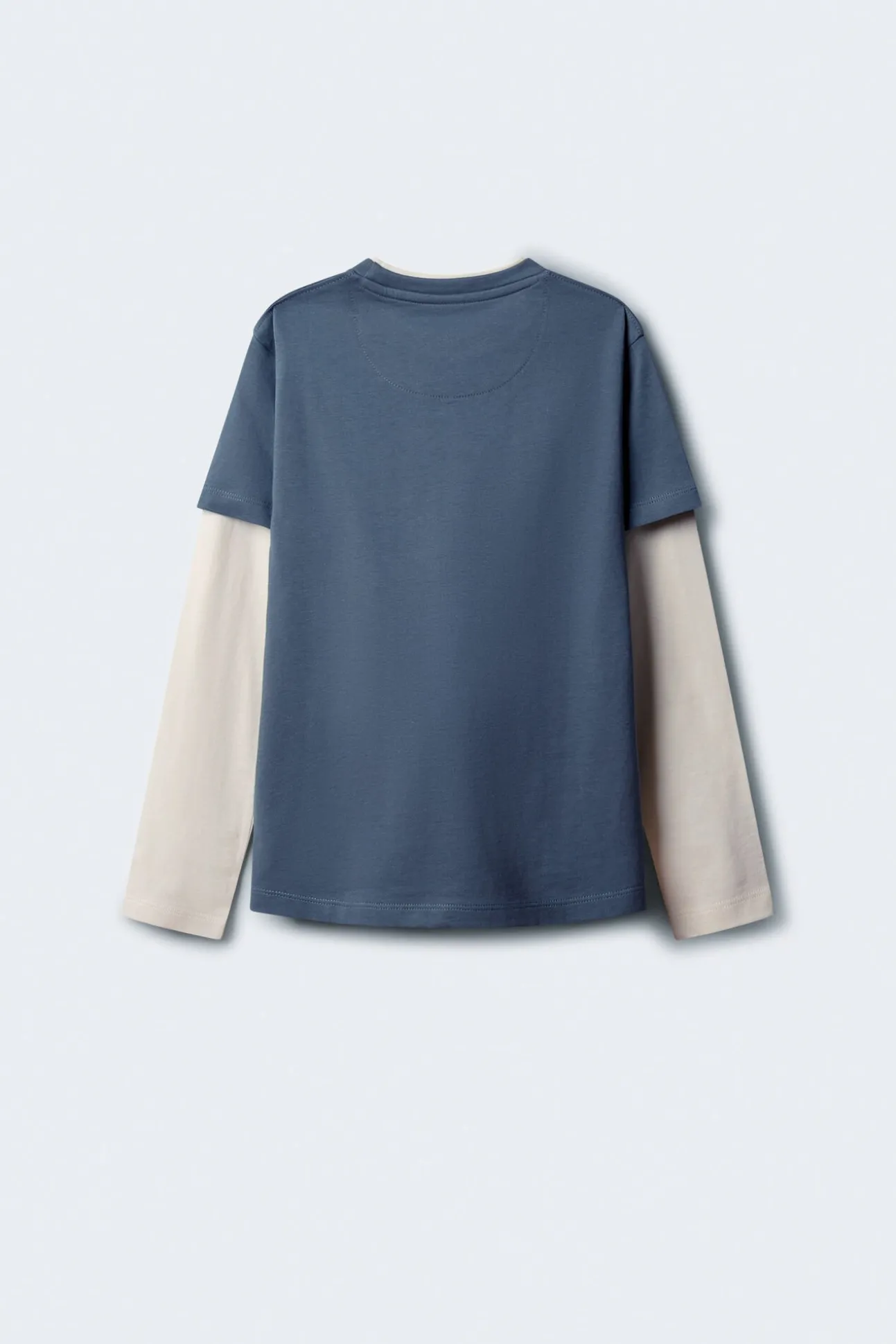 Camiseta manga larga doble manga niño