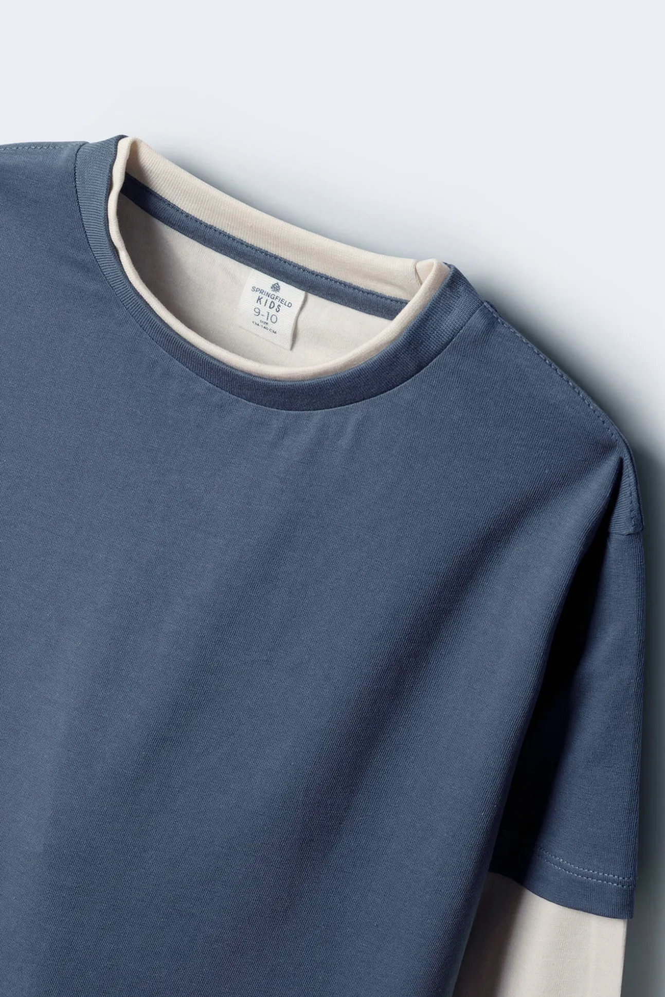 Camiseta manga larga doble manga niño