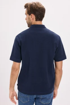 Camiseta polo cremallera