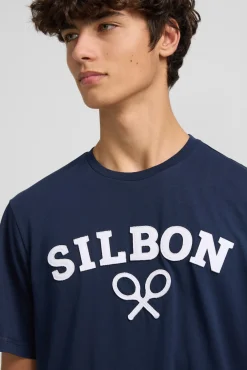 Camiseta silbon raqueta media