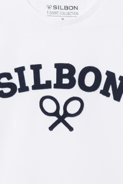 Camiseta silbon raqueta media