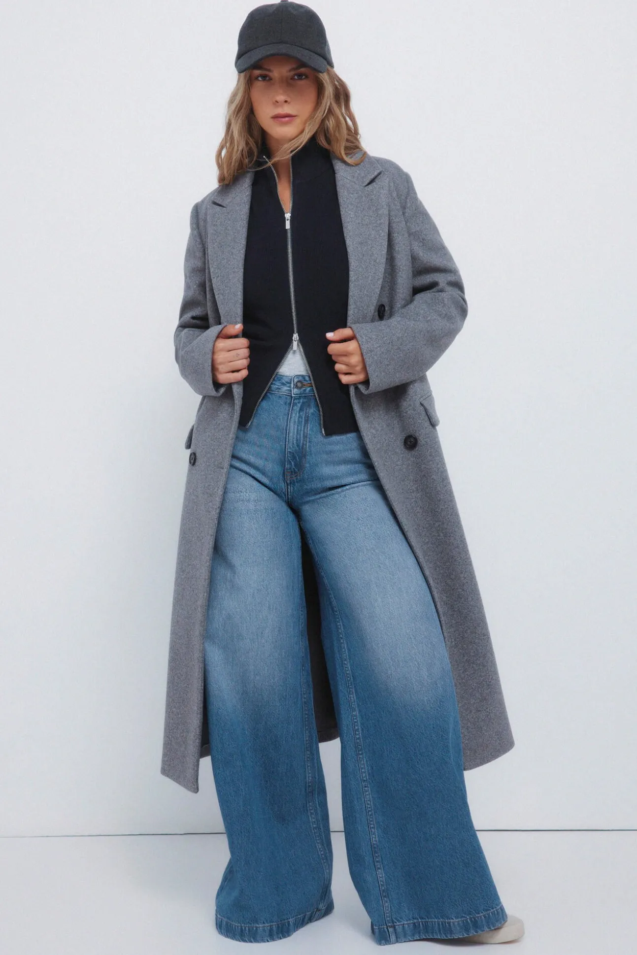 Cardigan cremallera