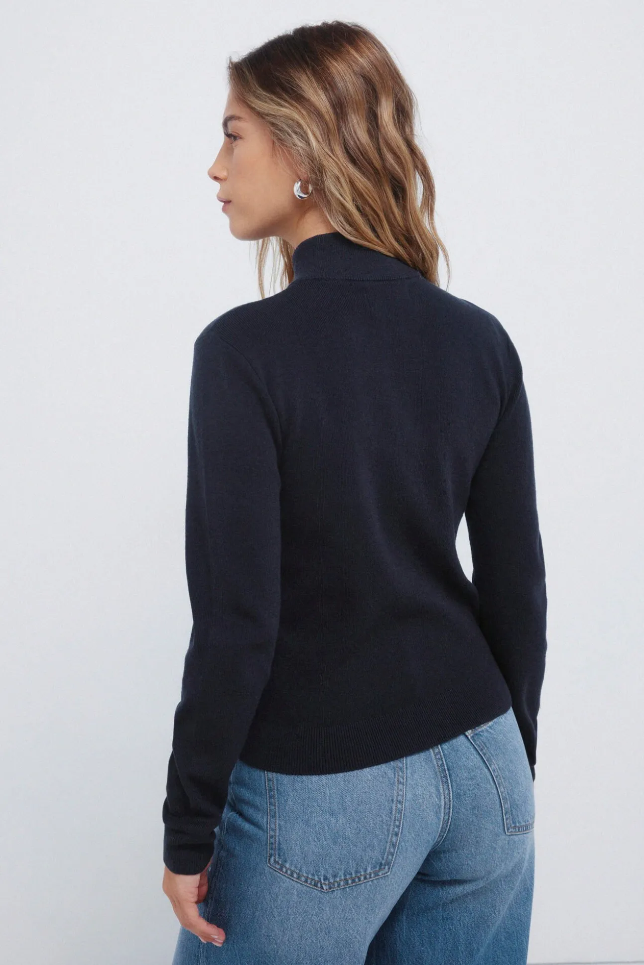 Cardigan cremallera