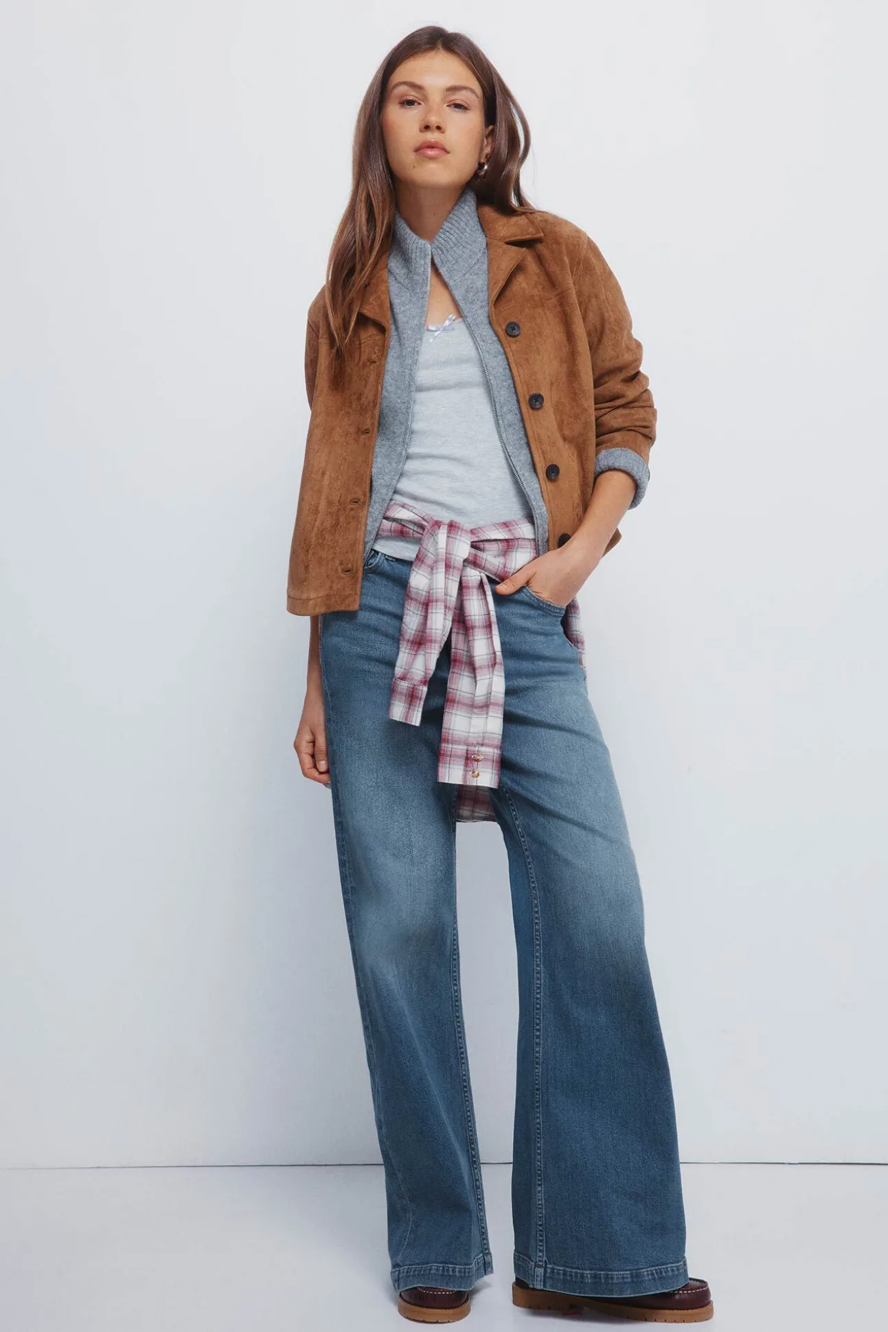 Cardigan cremallera