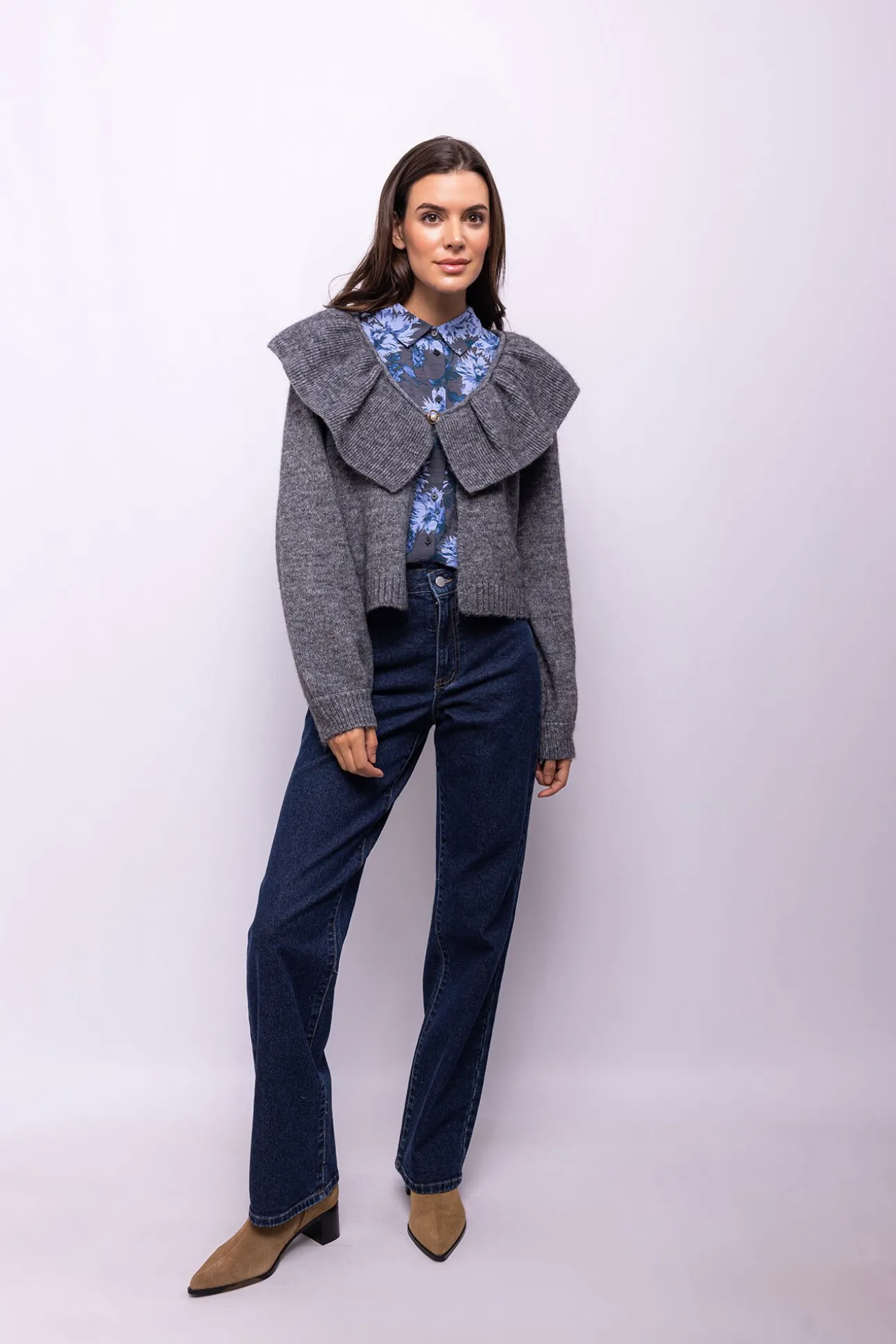Cardigan lana y alpaca