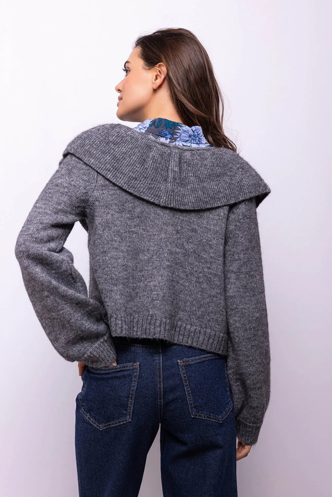 Cardigan lana y alpaca