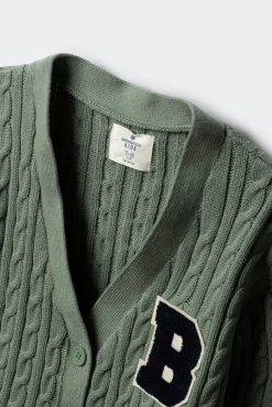 Cardigan varsity niña