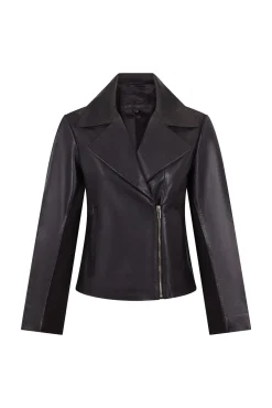 Cazadora de piel biker