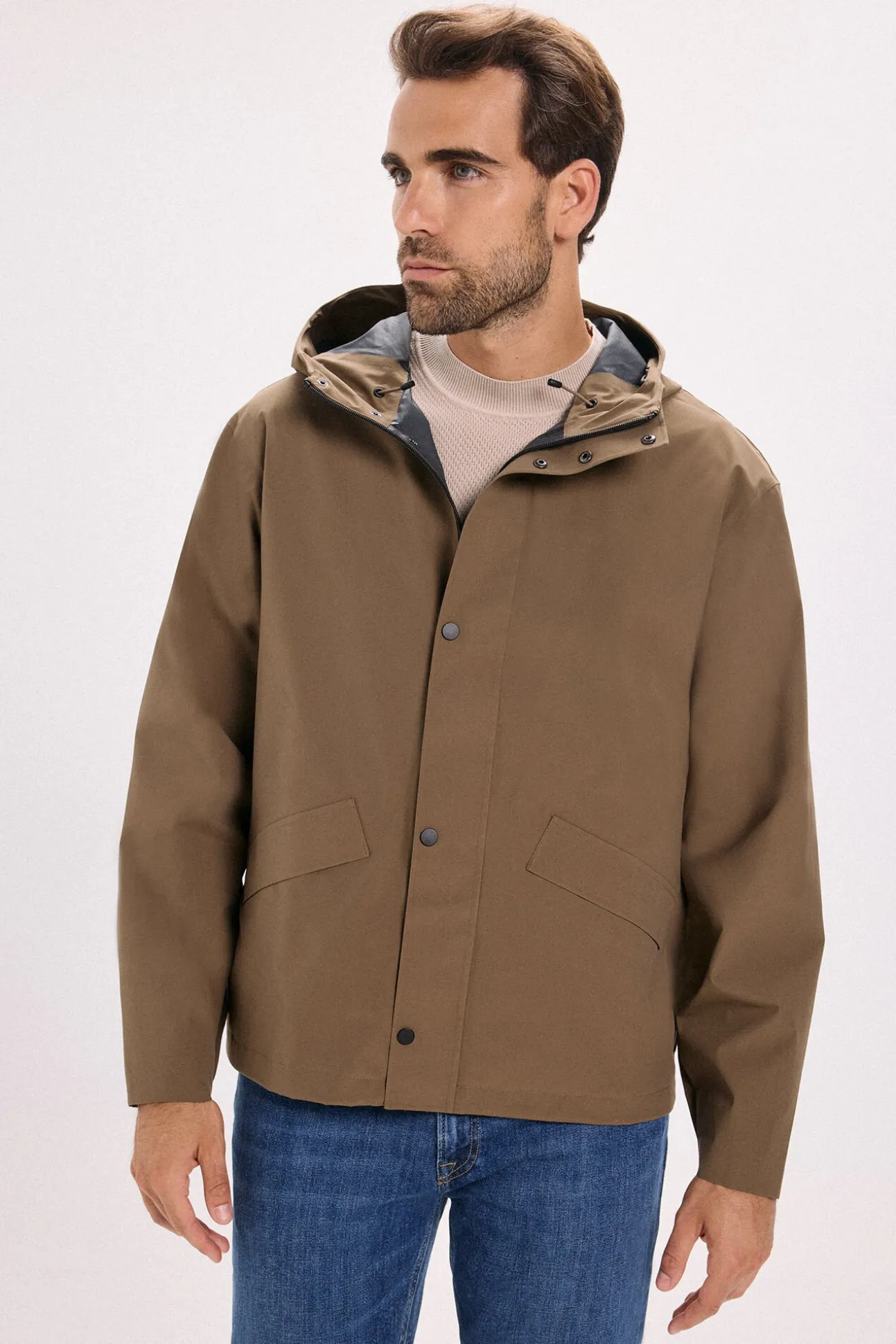 Cazadora regular fit waterproof