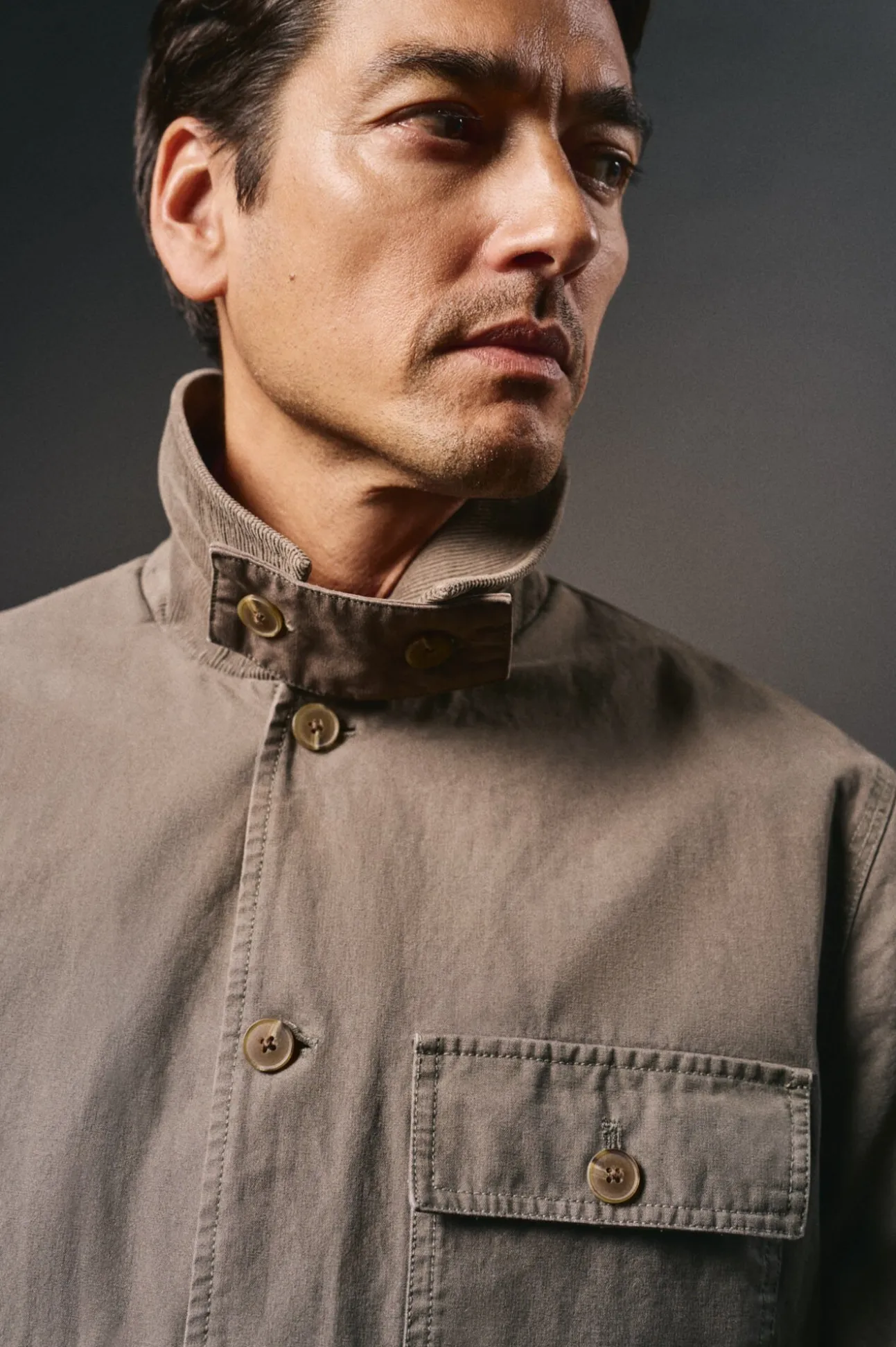 Cazadora worker cuello pana