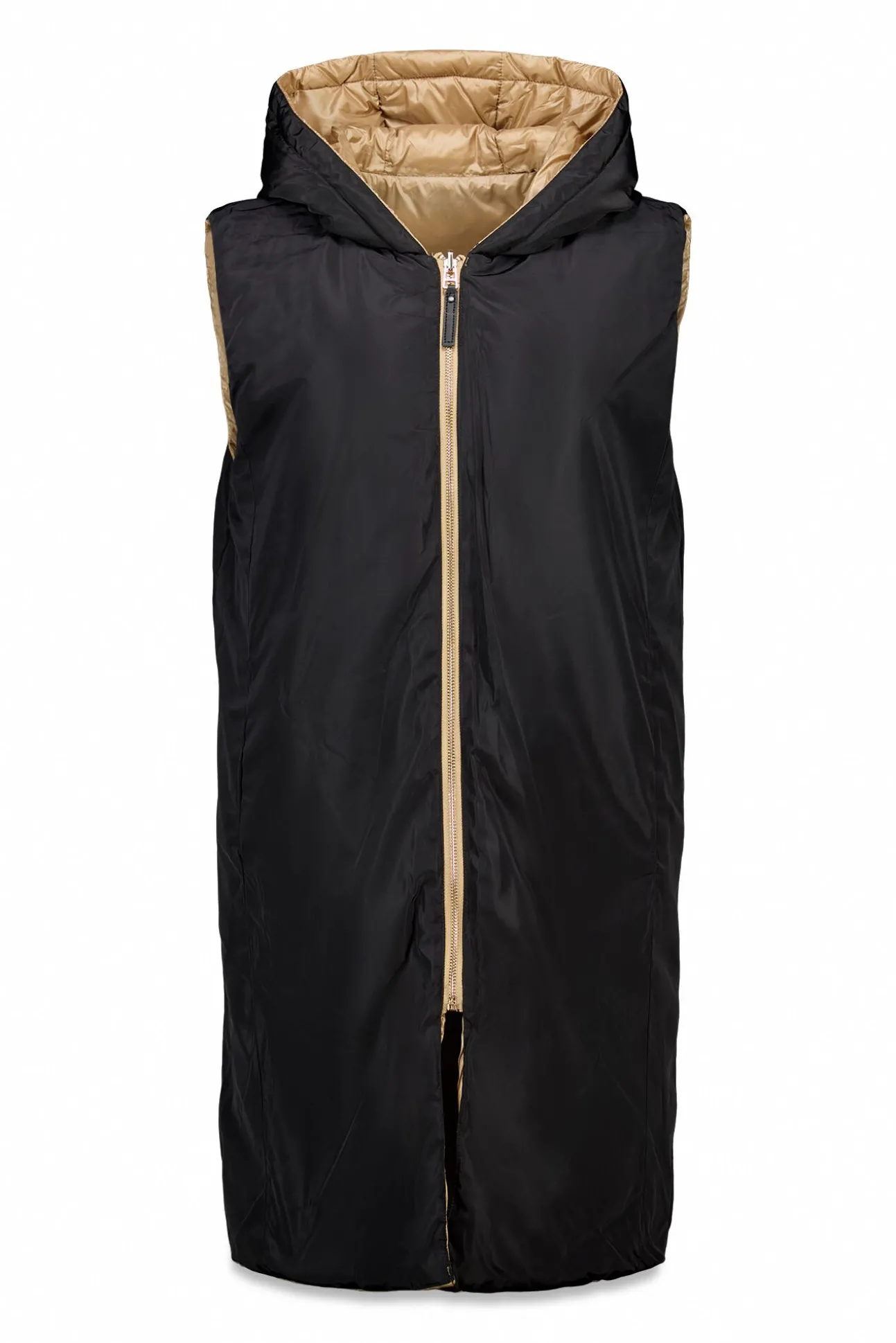 Chaleco largo reversible