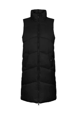 Chaleco midi acolchado de mujer