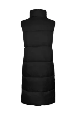 Chaleco midi acolchado de mujer