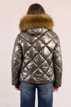 Chaqueta acolchada con capucha