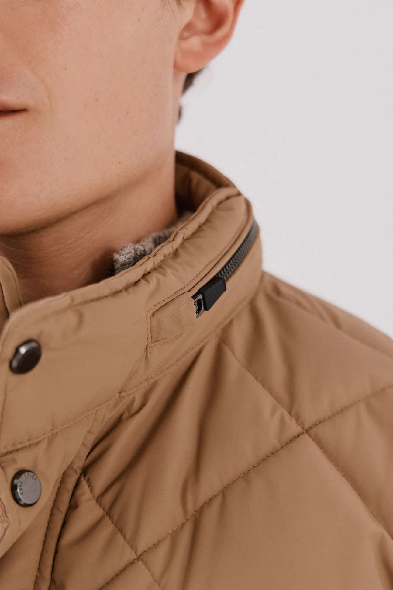 Chaqueta acolchada rombo