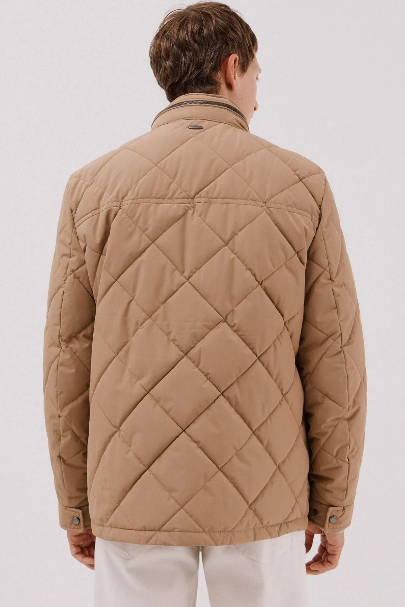 Chaqueta acolchada rombo