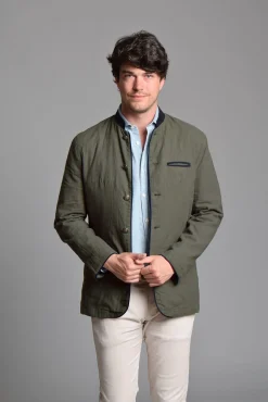 Chaqueta Austriaca Lino y Ante