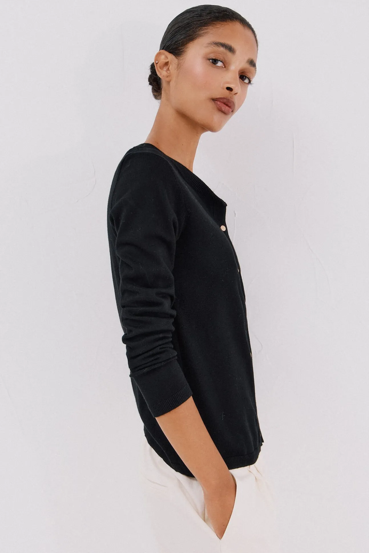 Chaqueta básica botones