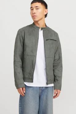Chaqueta con efecto piel