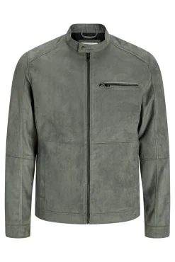 Chaqueta con efecto piel