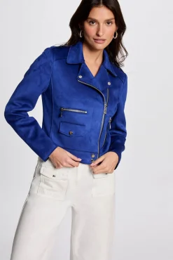 Chaqueta corta antelina