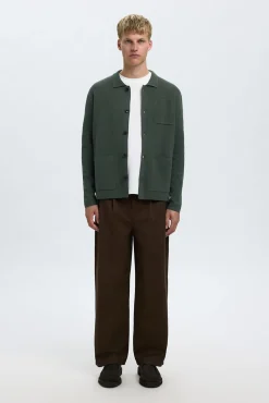 Chaqueta cárdigan con bolsillos 100% algodón orgánico