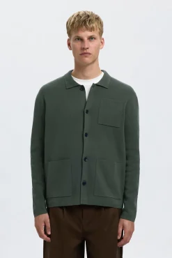 Chaqueta cárdigan con bolsillos 100% algodón orgánico