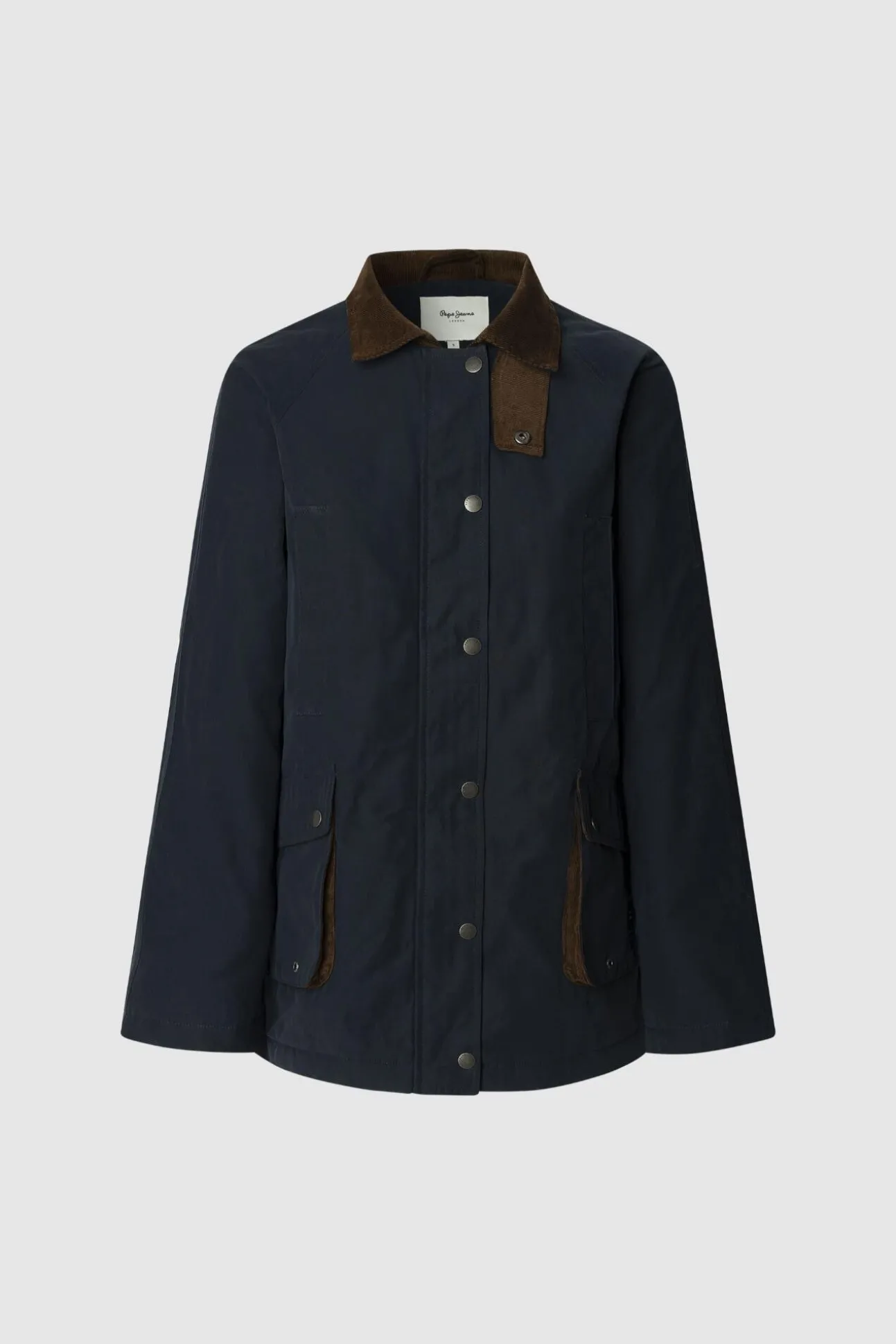 Chaqueta Cuello Camisero Impermeable