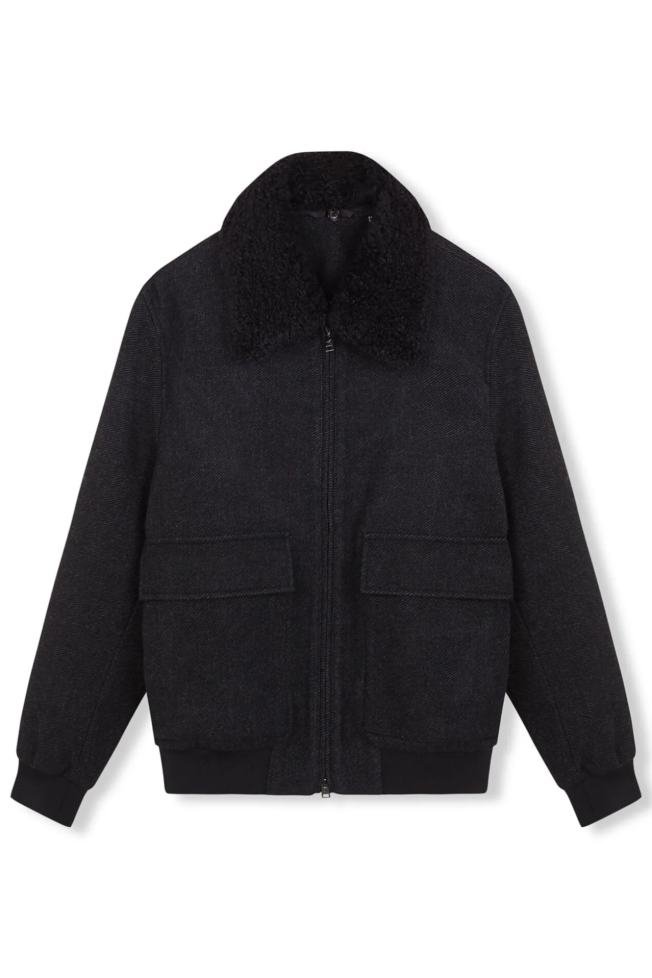 Chaqueta de lana borrego