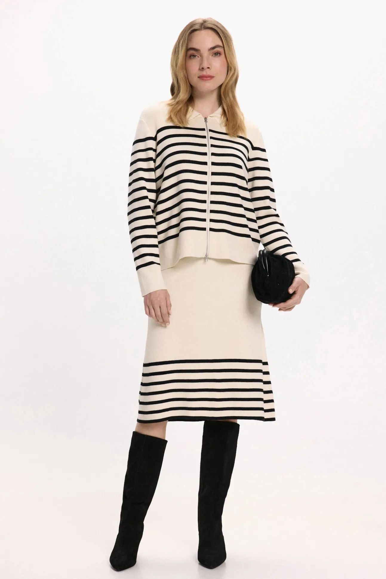 Chaqueta de punto con viscosa
