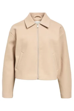 Chaqueta fieltro manga larga