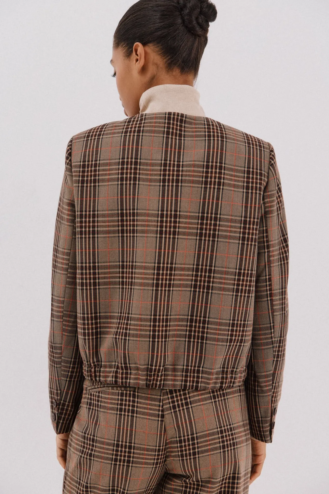Chaqueta se cuadros