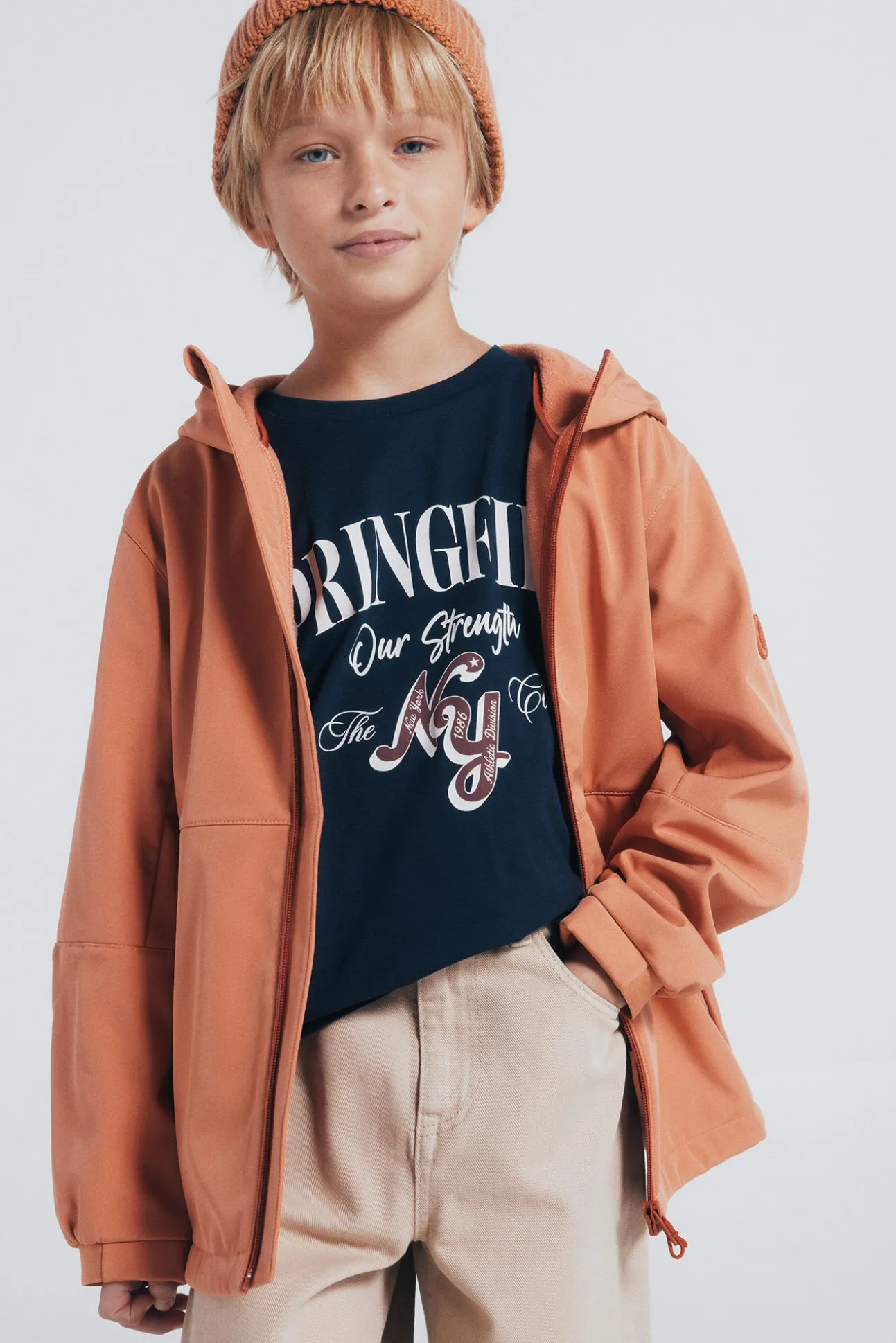 Chaqueta softshell niño