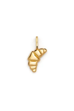 Charm Croissant Baño Oro