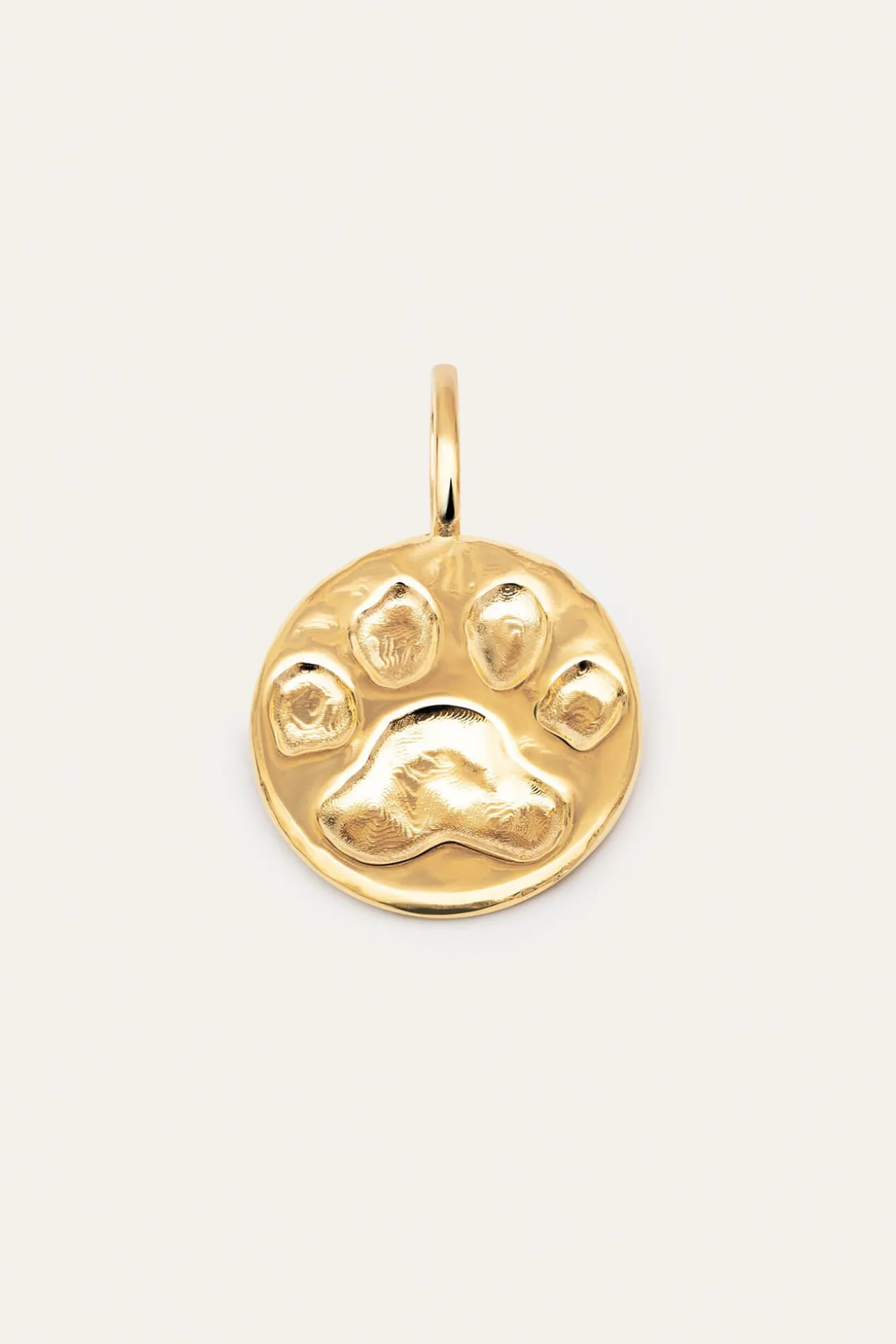 Charm Huella Baño Oro
