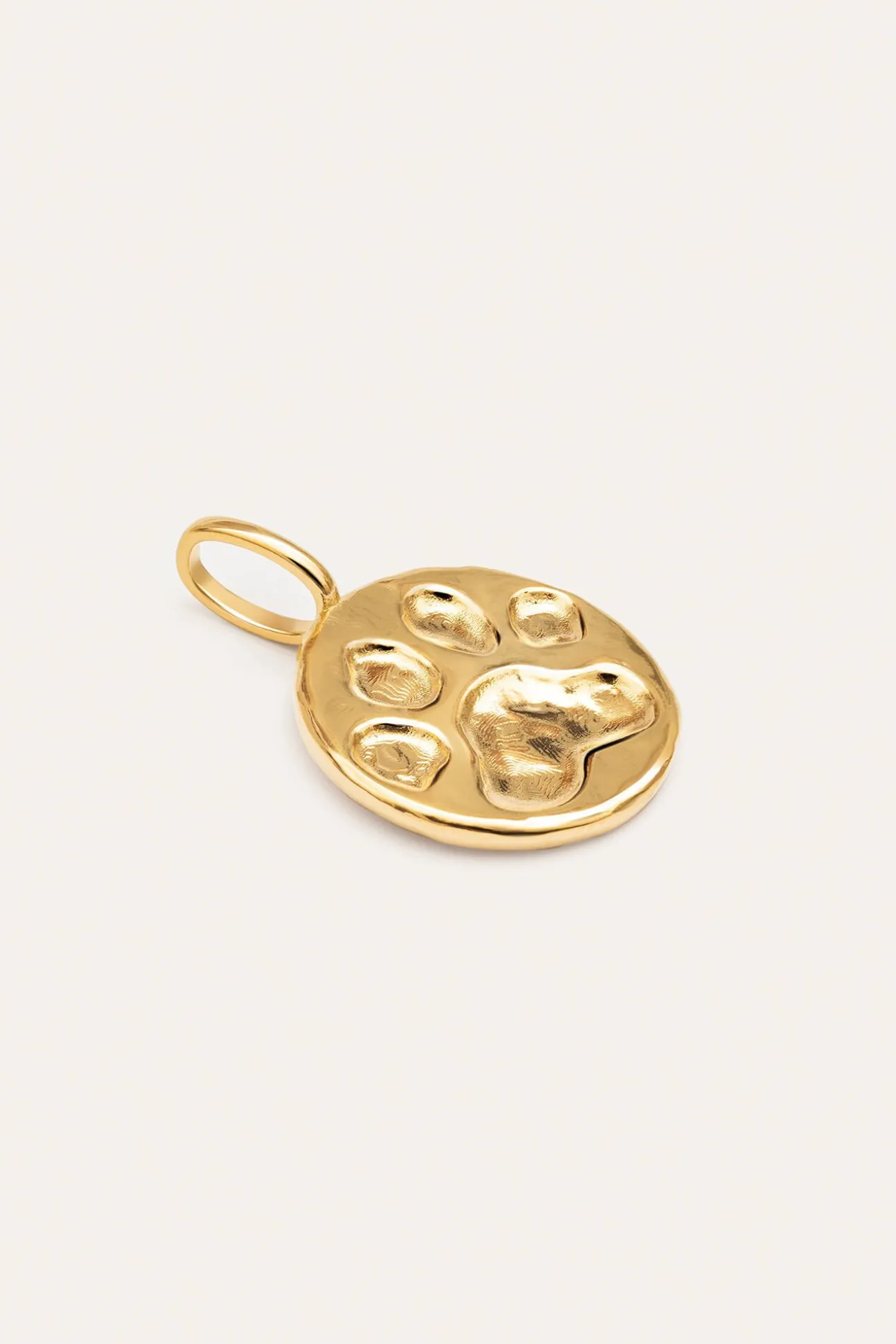 Charm Huella Baño Oro