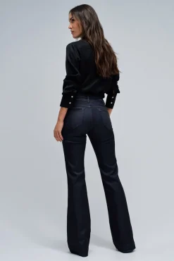 Chino flare con cinturón